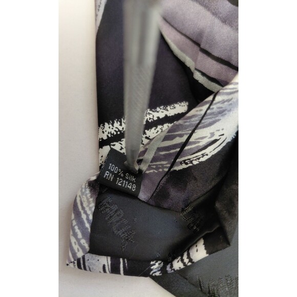 J. Garcia South Of The Border Collection 57 Tie Black/Grey/Silver 58"x3.75" - Picture 6 of 6